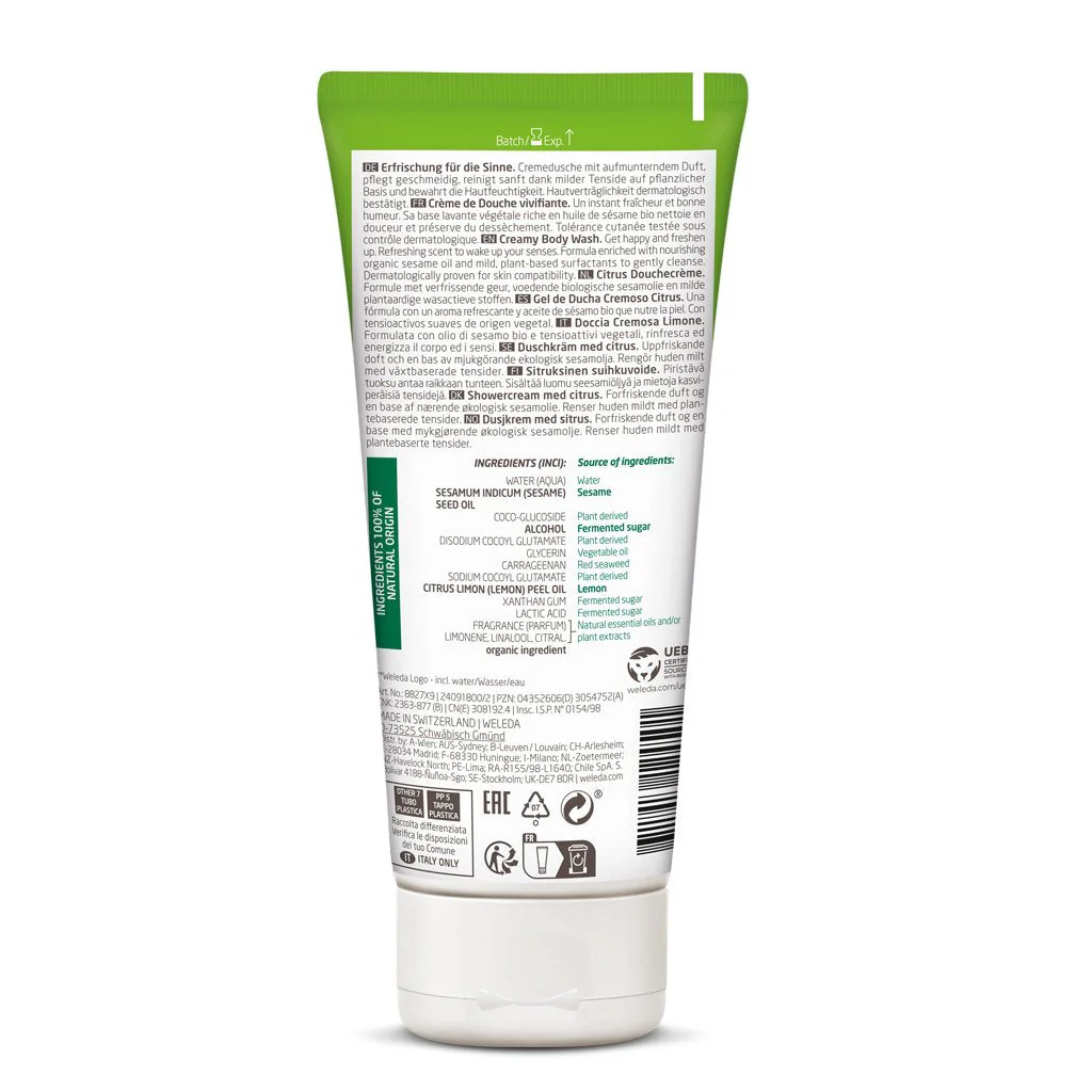 Weleda - Creamy Body Wash Citrus 200ml - Image 2
