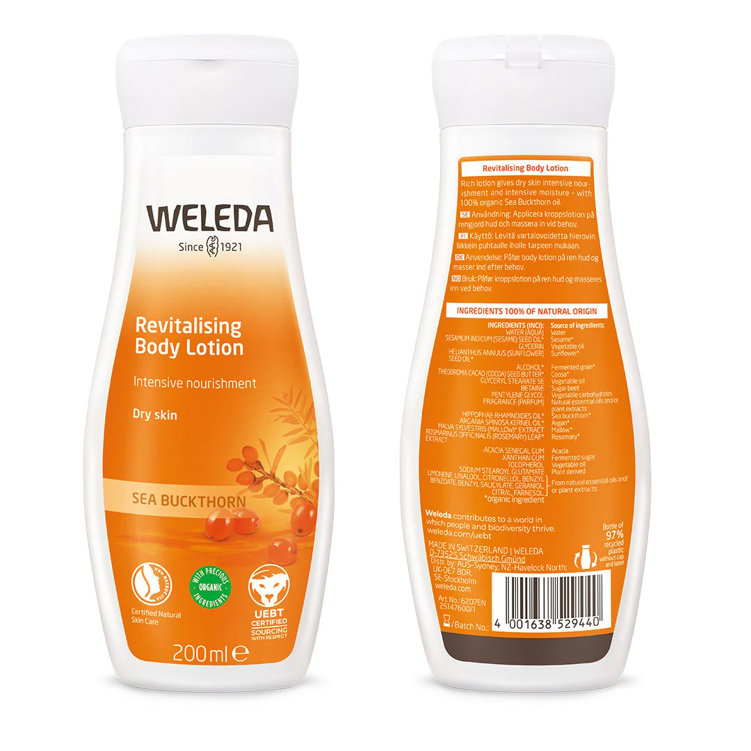 Weleda - Revitalising Body Lotion Sea Buckthorn 200ml - Image 2