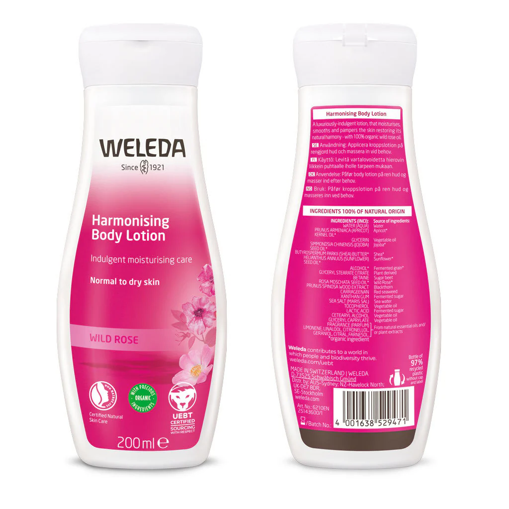 Weleda - Wild Rose Harmonising Body Lotion 200ml - Image 2