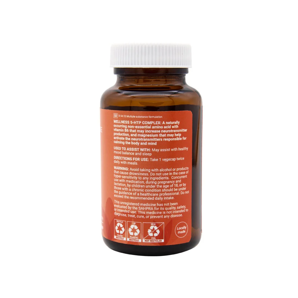 Wellness - 5-HTP (5-Hydroxytryptophan) Complex 60s - Image 2