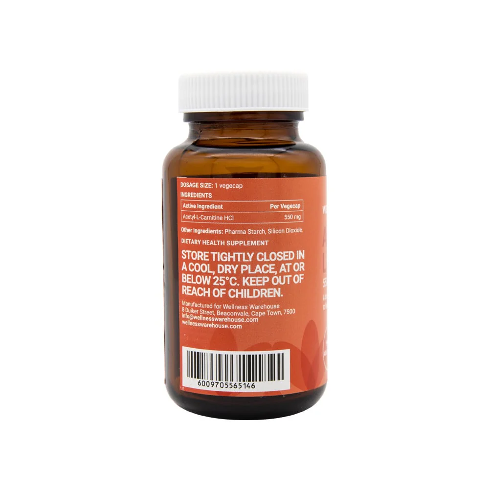 Wellness - Acetyl L-Carnitine 550mg 60s - Image 2