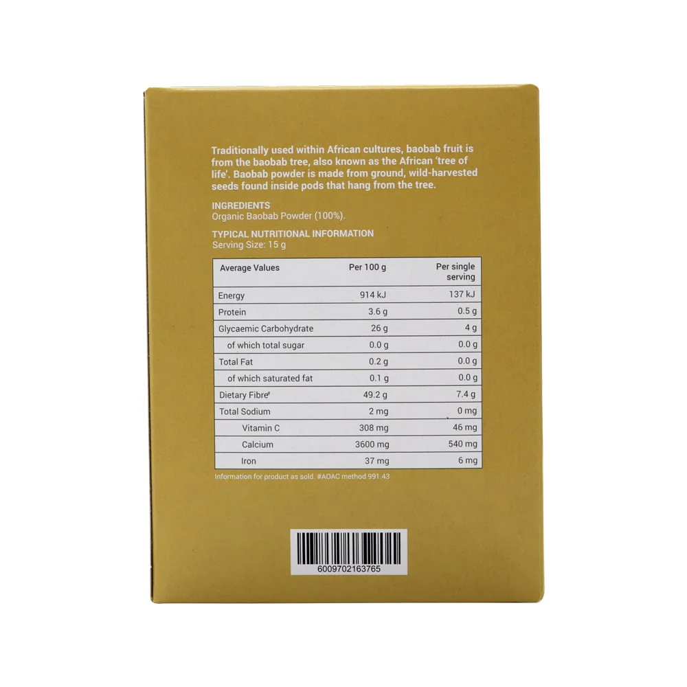 Wellness - Baobab Fruit Powder Organic 200g - Image 3