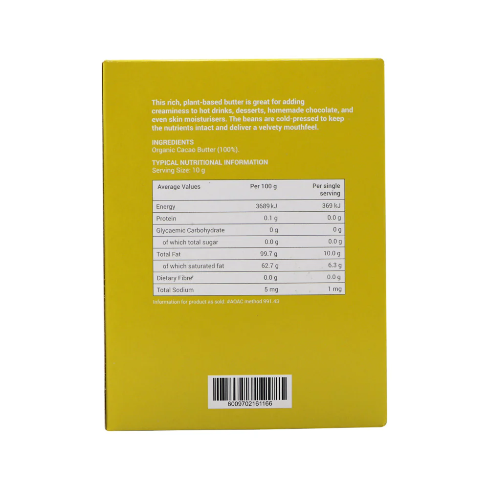 Wellness - Cacao Butter Raw Organic 200g - Image 4