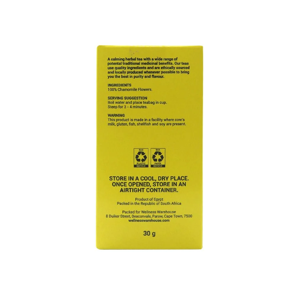 Wellness - Chamomile Flower Tea Infusion 20s - Image 2