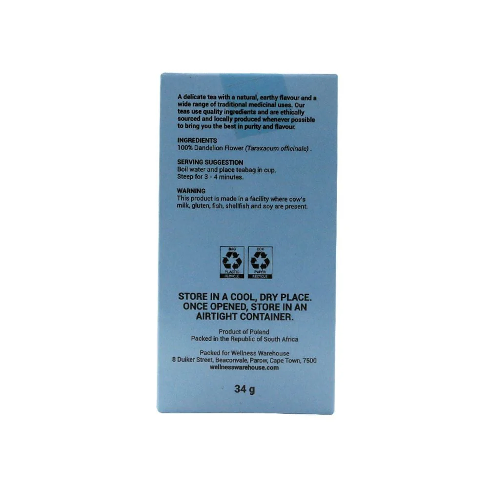 Wellness - Dandelion Flower Tea Infusion 20s - Image 2