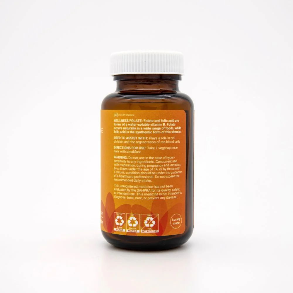 Wellness - Folate 400mcg 60s - Image 3