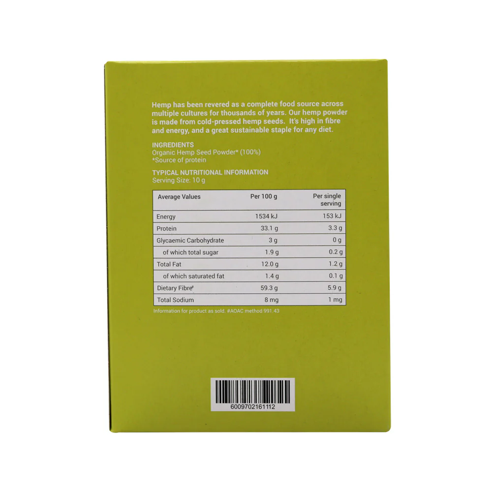 Wellness - Hemp Powder Organic 200g - Image 4