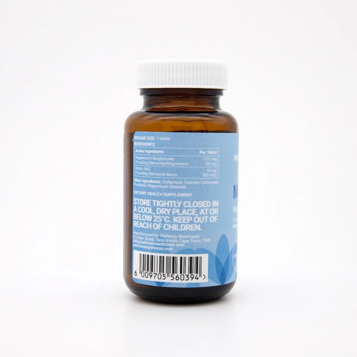 Wellness - Magnesium Bisglycinate 200mg 60s - Image 3