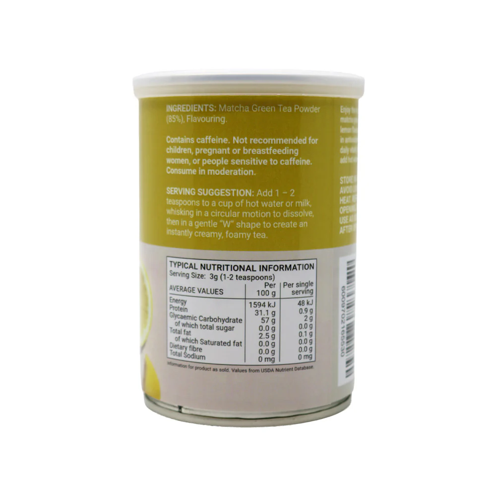 Wellness - Matcha Powder Lemon 100g - Image 2