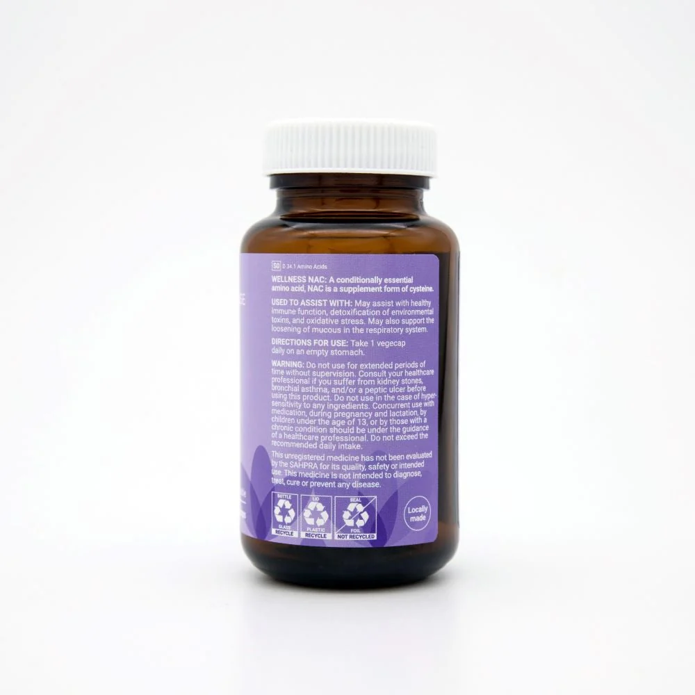 Wellness - NAC (N-acetyl cysteine) 600mg 60s - Image 2