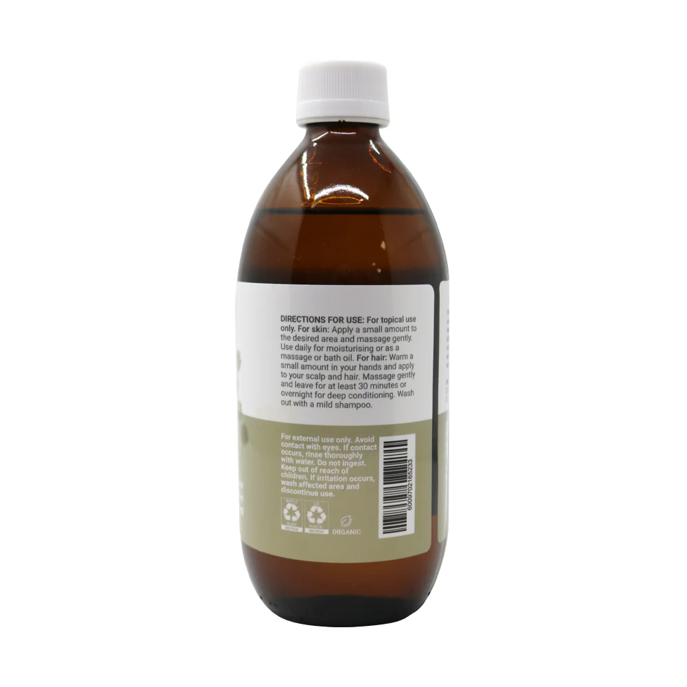 Wellness – Organic Castor Oil (Cold pressed, hexane free) 500ml - Image 2