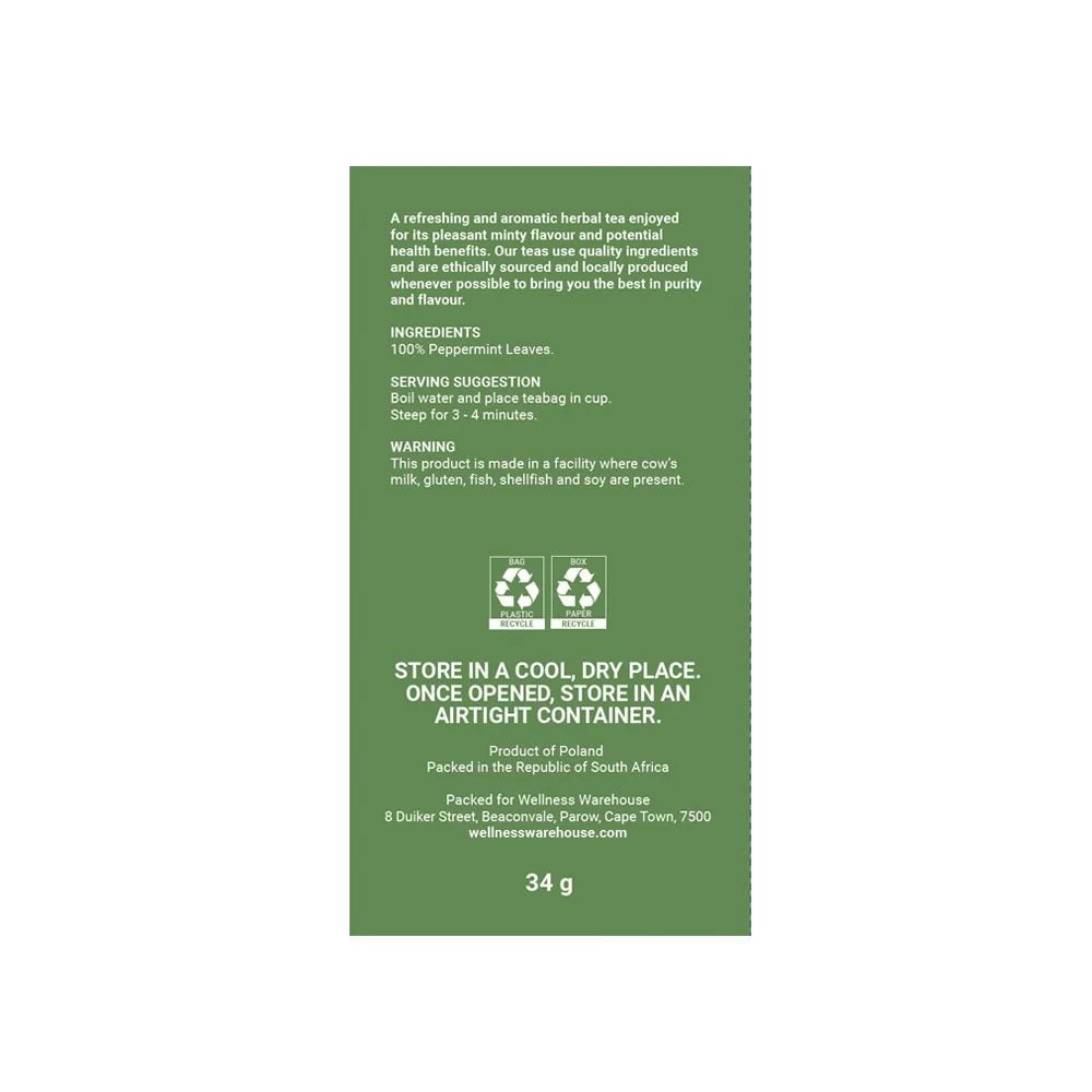 Wellness - Peppermint Leaf Tea Infusion 20s - Image 2