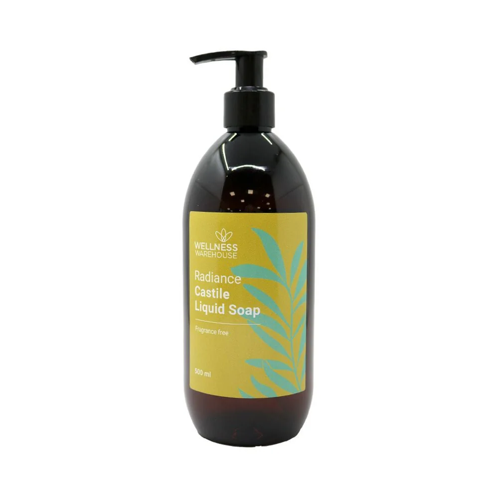 Wellness - Radiance Castile Liquid Soap Fragrance Free 500ml