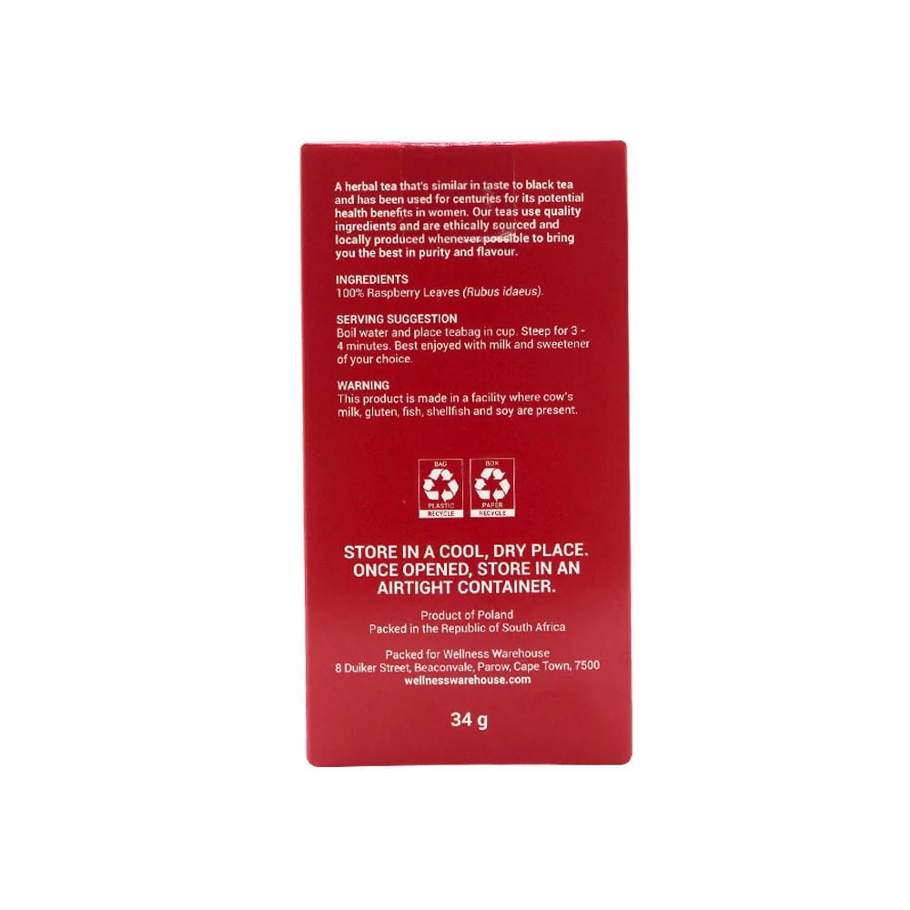 Wellness - Raspberry Loose Leaf Tea Infusion 34g - Image 2